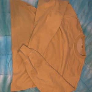 Cropped brandy Melville yellow cropped sweater